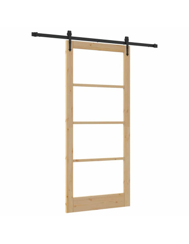 Porta scorrevole Naturale 93 x 211 cm