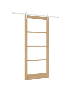 Porta scorrevole Naturale 93 x 211 cm 2