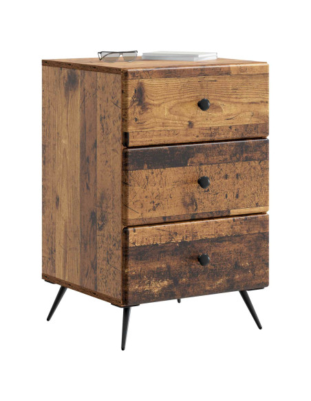Armadio da Notte con cassetto Legno antico 43 x 41 x 66,5 cm