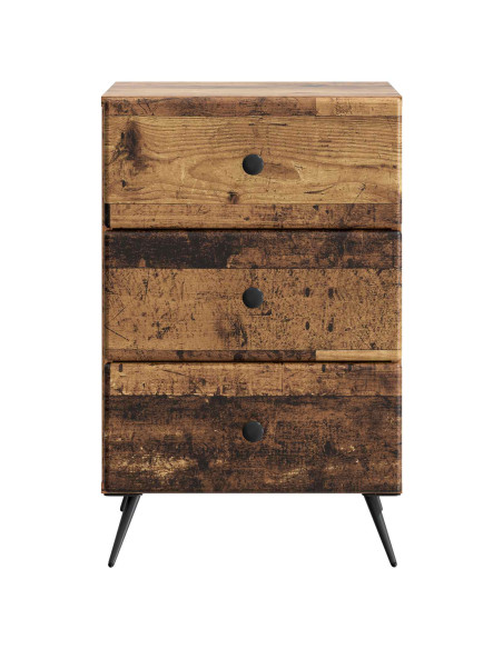 Armadio da Notte con cassetto Legno antico 43 x 41 x 66,5 cm