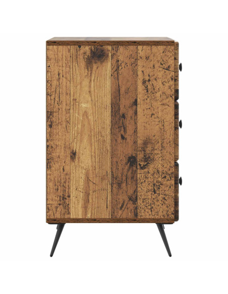 Armadio da Notte con cassetto Legno antico 43 x 41 x 66,5 cm