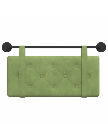 Testata appesa Verde chiaro 90 x 55 x 5 cm Velluto