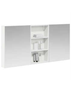 Set di Armadi da Bagno con lo scaffale 3 pcs 140 x 14,5 x 70 cm 2
