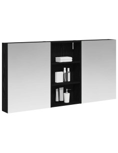 Set di Armadi da Bagno con lo scaffale 3 pcs 140 x 14,5 x 70 cm 2
