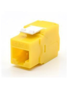 PRESA RJ45U CAT.6  GIALLO 2