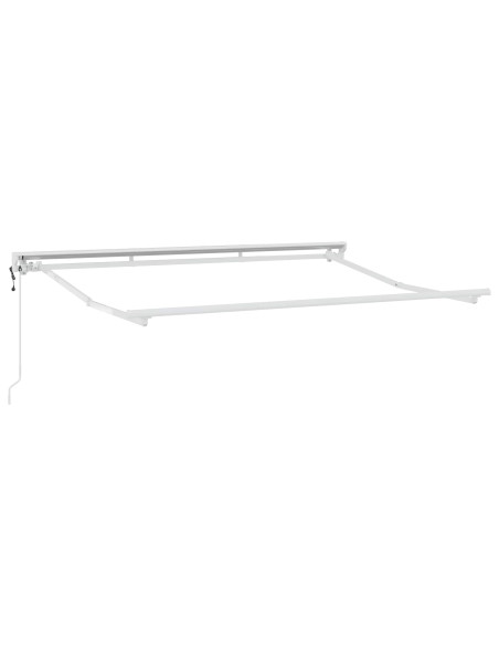 Tettuccio Elettrico Retrattile Rosso e Bianco 3,5 x 2,5 m