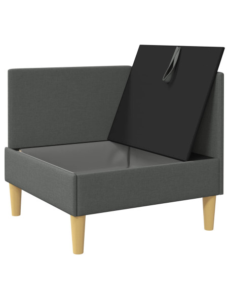 Pouf contenitore Grigio scuro