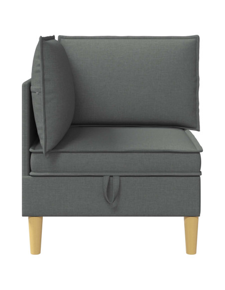 Pouf contenitore Grigio scuro