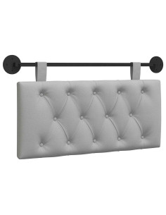 Testata appesa Grigio Nuvola 100 x 55 x 7 cm Tessuto 2