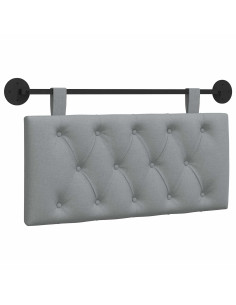 Testata appesa Grigio chiaro 100 x 55 x 7 cm Tessuto 2