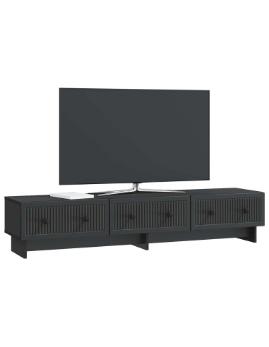 Mobile TV Nero 147 x 34,5 x 30 cm Legno ingegnerizzato