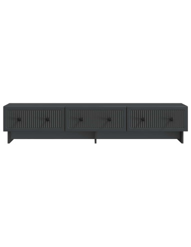 Mobile TV Nero 147 x 34,5 x 30 cm Legno ingegnerizzato