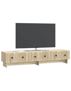 Mobile TV Rovere Sonoma 147 x 34,5 x 30 cm Legno ingegnerizzato 2