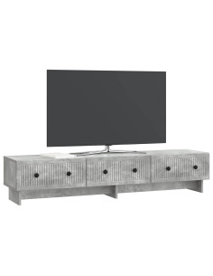 Mobile TV con cassetto Grigio Cemento 147 x 34,5 x 30 cm 2