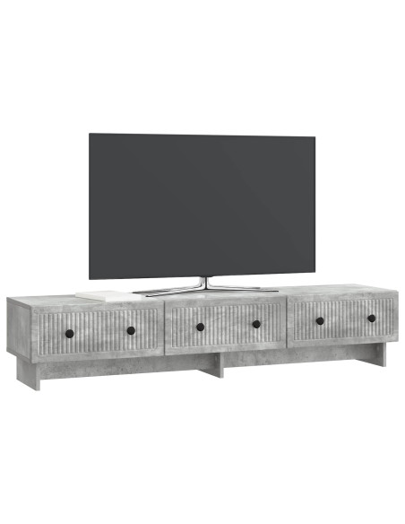 Mobile TV con cassetto Grigio Cemento 147 x 34,5 x 30 cm