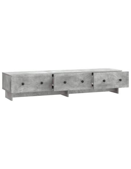 Mobile TV con cassetto Grigio Cemento 147 x 34,5 x 30 cm