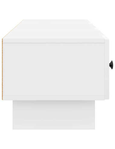 Mobile TV Bianco Lucido 147 x 34,5 x 30 cm Legno ingegnerizzato