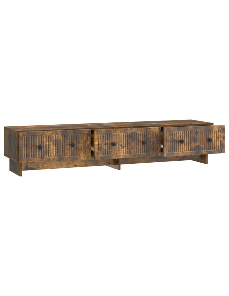 Mobile TV Rovere Fumo 147 x 34,5 x 30 cm Legno ingegnerizzato