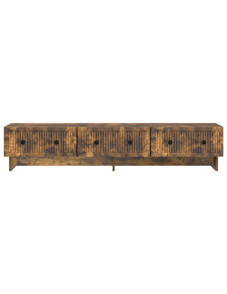 Mobile TV Rovere Fumo 147 x 34,5 x 30 cm Legno ingegnerizzato