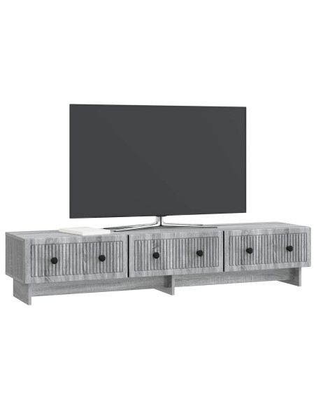 Mobile TV Grigio Sonoma 147 x 34,5 x 30 cm Legno ingegnerizzato