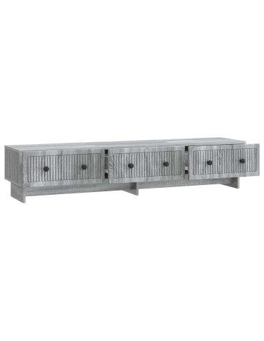 Mobile TV Grigio Sonoma 147 x 34,5 x 30 cm Legno ingegnerizzato
