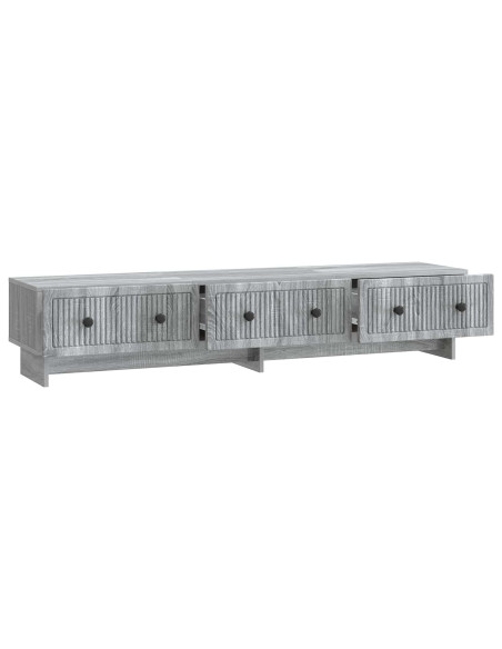 Mobile TV Grigio Sonoma 147 x 34,5 x 30 cm Legno ingegnerizzato