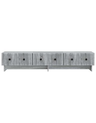 Mobile TV Grigio Sonoma 147 x 34,5 x 30 cm Legno ingegnerizzato