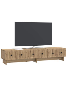 Mobile TV con cassetto Rovere Artigianale 147 x 34,5 x 30 cm 2