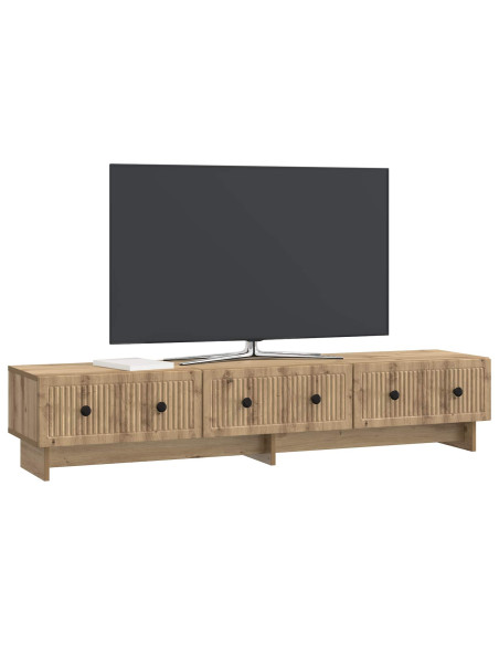 Mobile TV con cassetto Rovere Artigianale 147 x 34,5 x 30 cm