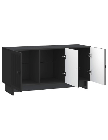 Mobile TV Nero 99 x 34,5 x 50 cm Legno ingegnerizzato