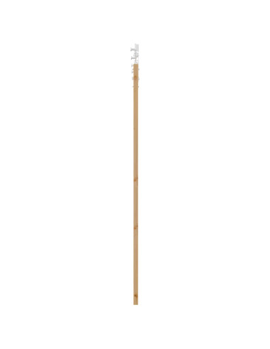 Porta scorrevole Naturale e Bianco 61 x 198,5 cm