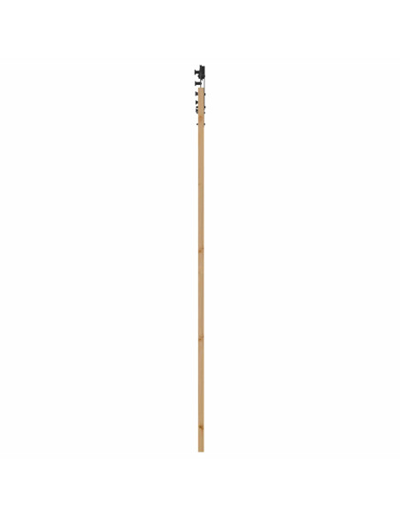 Porta scorrevole Naturale 83 x 232 cm Legno Massello di Pino