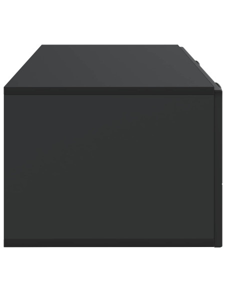 Mobile Porta TV da Muro Nero 78,5 x 41 x 30 cm