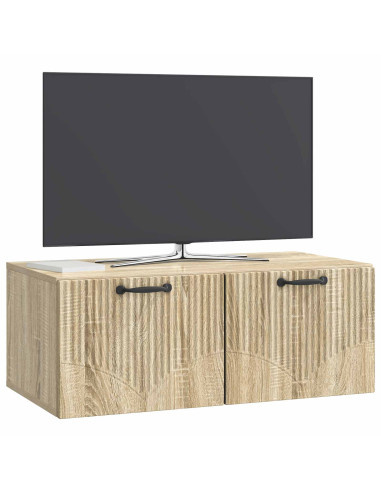 Mobile Porta TV da Muro Rovere Sonoma 78,5 x 41 x 30 cm