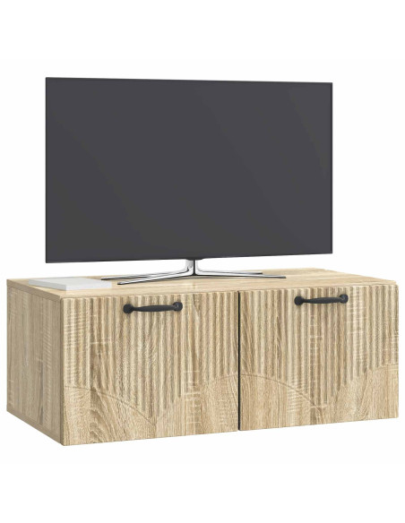 Mobile Porta TV da Muro Rovere Sonoma 78,5 x 41 x 30 cm