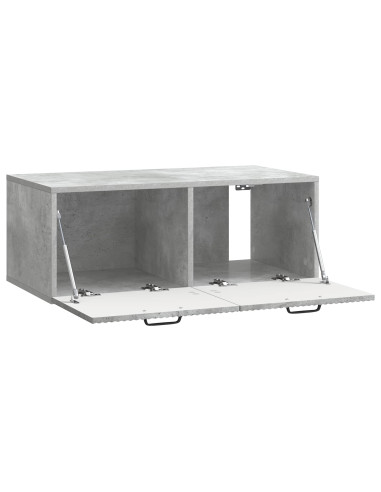 Mobile Porta TV da Muro Grigio Cemento 78,5 x 41 x 30 cm