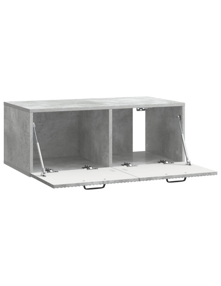 Mobile Porta TV da Muro Grigio Cemento 78,5 x 41 x 30 cm