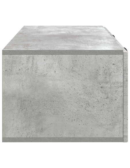 Mobile Porta TV da Muro Grigio Cemento 78,5 x 41 x 30 cm