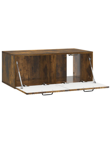 Mobile Porta TV da Muro Rovere Fumo 78,5 x 41 x 30 cm