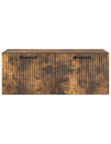 Mobile Porta TV da Muro Rovere Fumo 78,5 x 41 x 30 cm