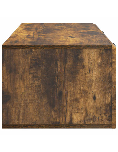Mobile Porta TV da Muro Rovere Fumo 78,5 x 41 x 30 cm