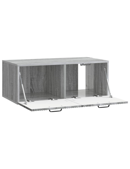 Mobile Porta TV da Muro Grigio Sonoma 78,5 x 41 x 30 cm