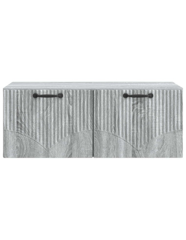 Mobile Porta TV da Muro Grigio Sonoma 78,5 x 41 x 30 cm
