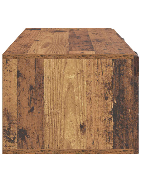Mobile Porta TV da Muro Legno antico 78,5 x 41 x 30 cm