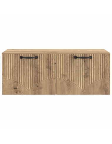 Mobile Porta TV da Muro Rovere Artigianale 78,5 x 41 x 30 cm