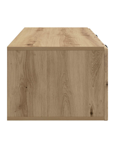 Mobile Porta TV da Muro Rovere Artigianale 78,5 x 41 x 30 cm