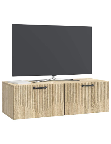 Mobile Porta TV da Muro Rovere Sonoma 98 x 41 x 30 cm