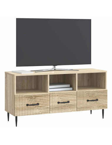 Mobile TV Rovere Sonoma 102 x 34,5 x 50 cm Legno ingegnerizzato