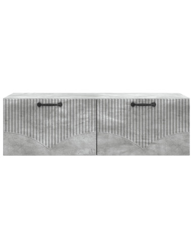 Mobile Porta TV da Muro Grigio Cemento 98 x 41 x 30 cm