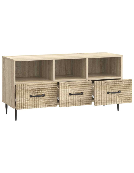 Mobile TV Rovere Sonoma 102 x 34,5 x 50 cm Legno ingegnerizzato